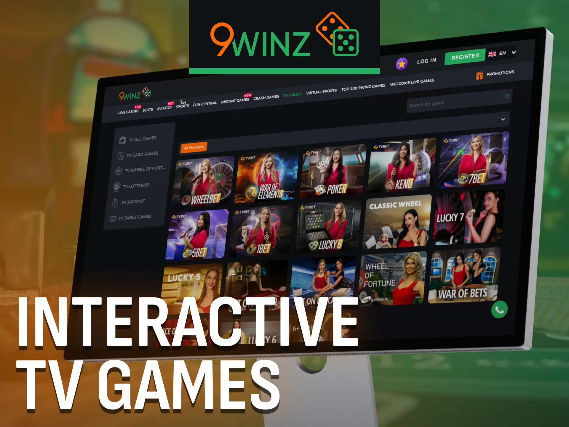 Enjoy interactive TV games on 9winz for unique gameplay.